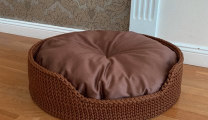 лежанка круглая